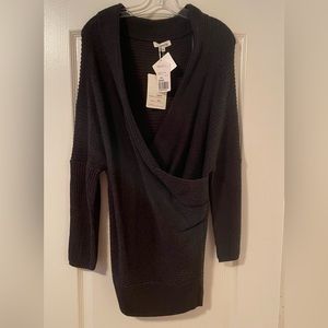 Forever 21 Gray Wrap Sweater NWT
